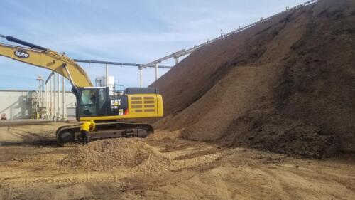 Agricultural emergency. Over 30 almond shell piles on fire. Each pile was valued at $200,000 -500,000